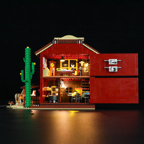 FUNWHOLE - Old West Post Office 1692PCS - Building Block Toy- USA(Ship to USA)