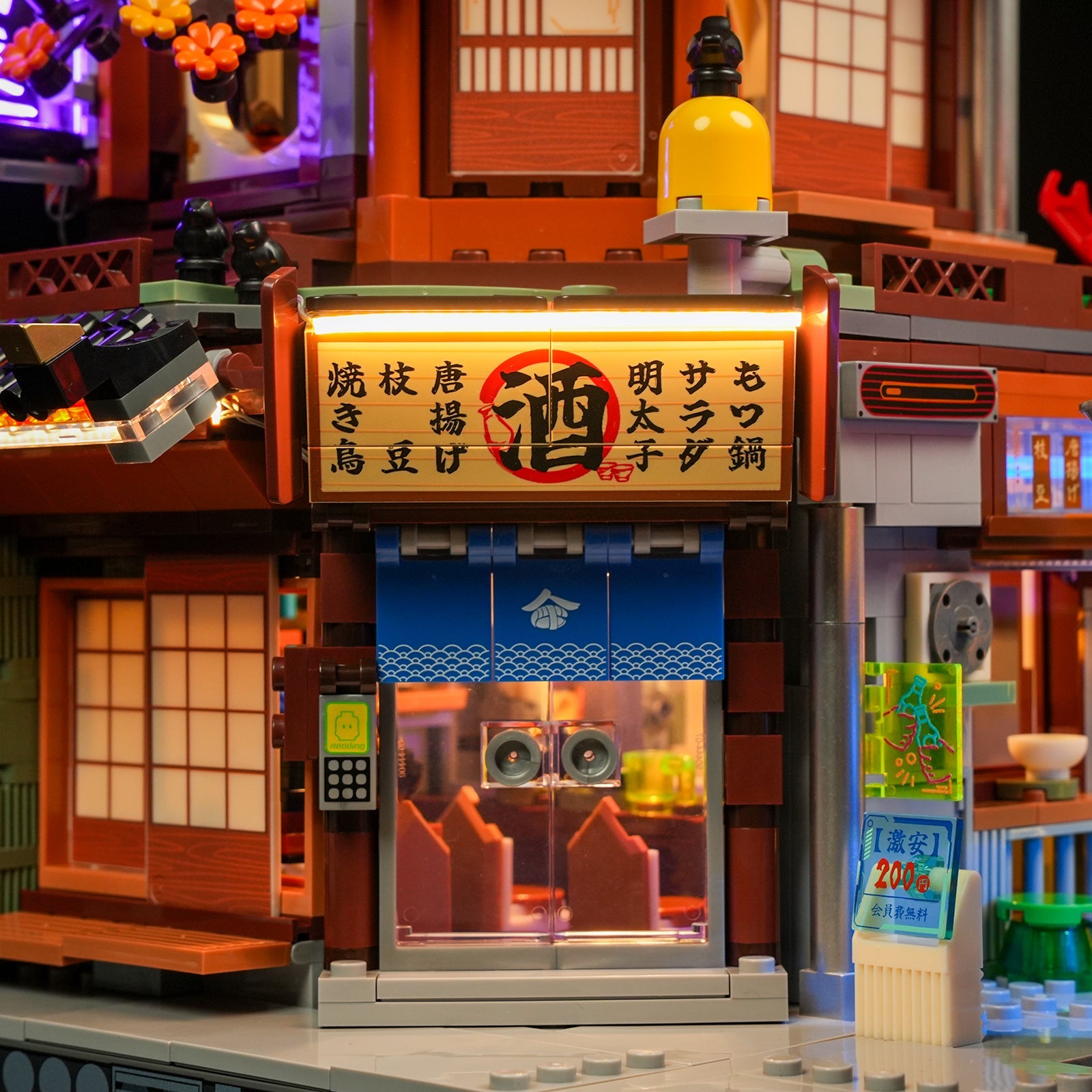 Lumibricks Izakaya F9073 – LED Japanese Tavern Building Set with