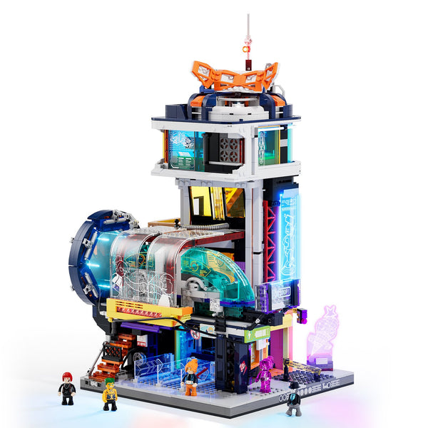 Lumibricks Cyberpunk Brick Sets – Futuristic LED Building Kits for Adults