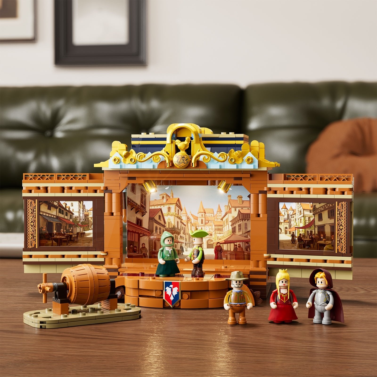 Lumibricks Medieval Troupe Carriage L9063 – LED Middle AgesSet