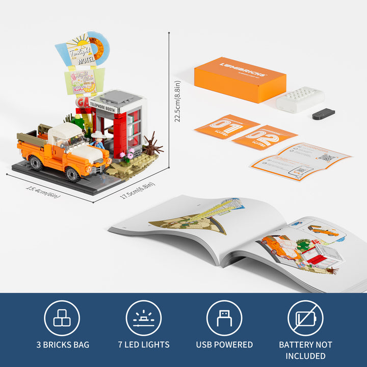 Lumibricks Sunset Stopover L9082 Included