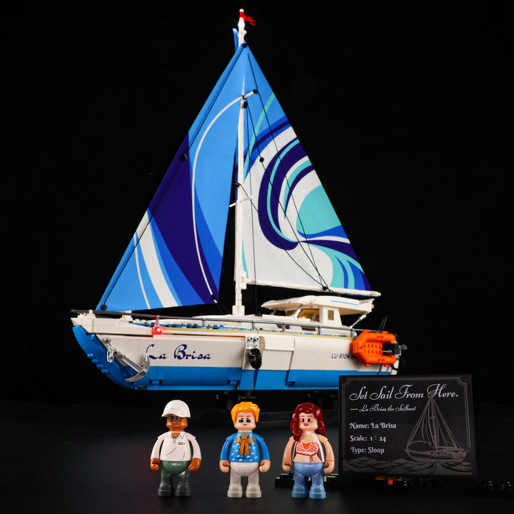 Lumibricks The Sailboat: La Brisa F9074 - 3
