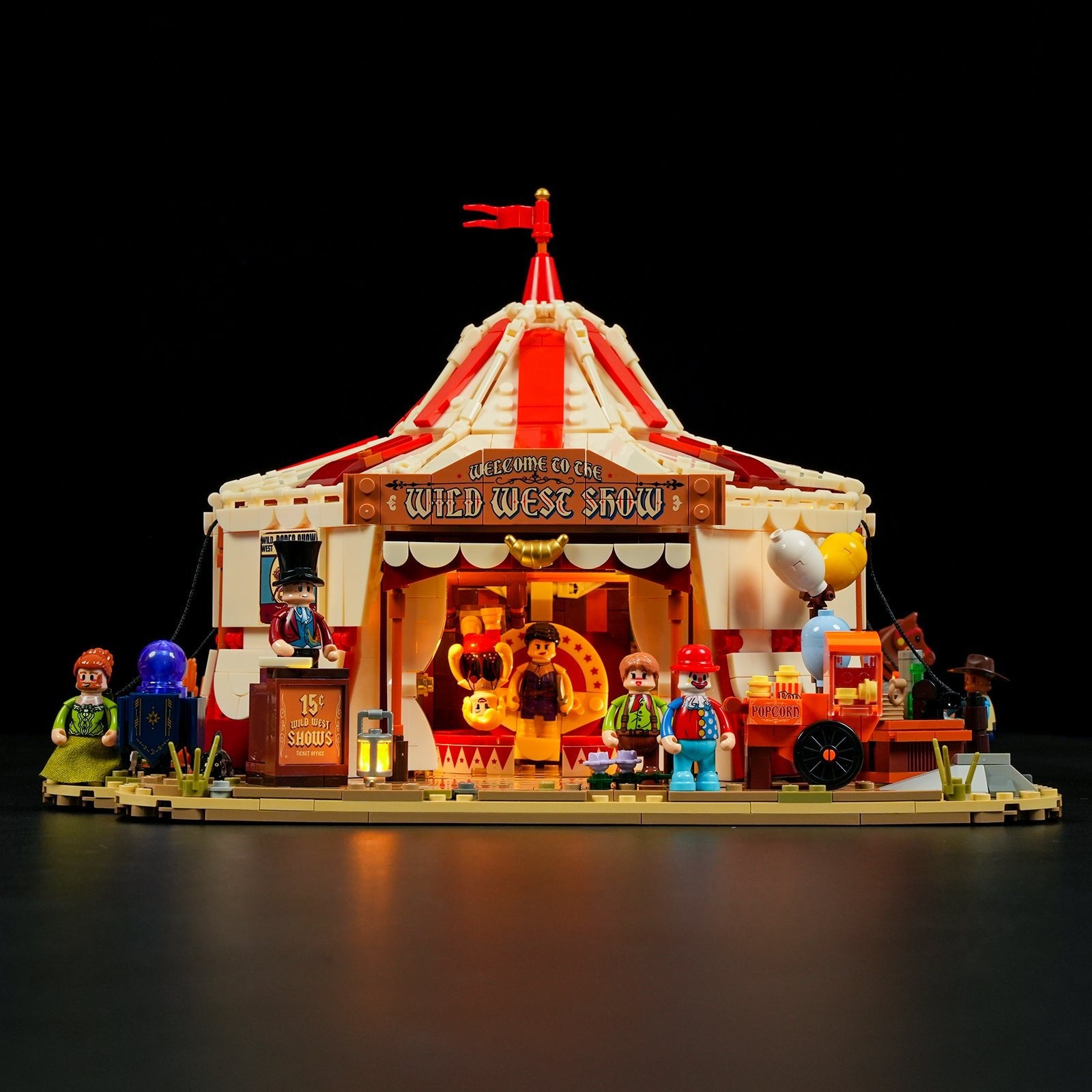 Lumibricks Traveling Circus L9079 – LED The Old West Set