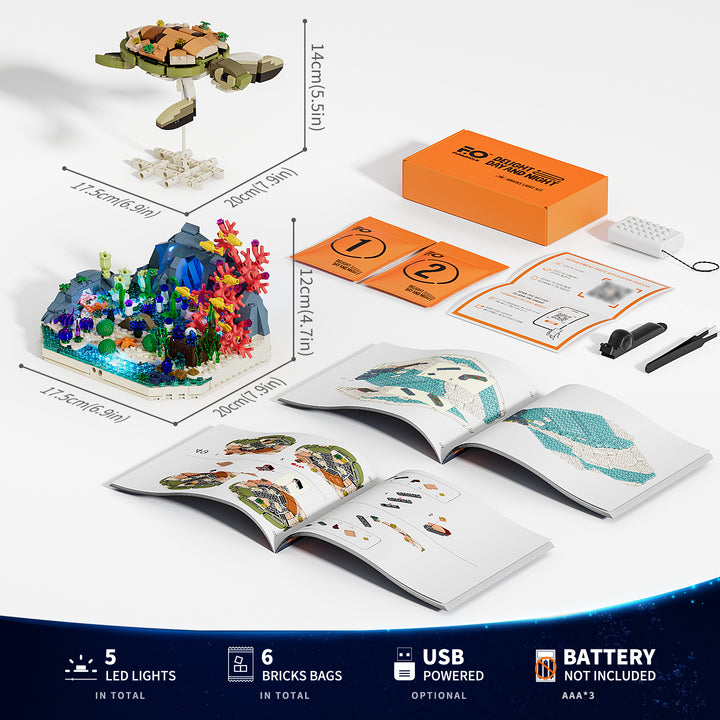 Lumibricks Turtle Reef Dream F9072 - 8