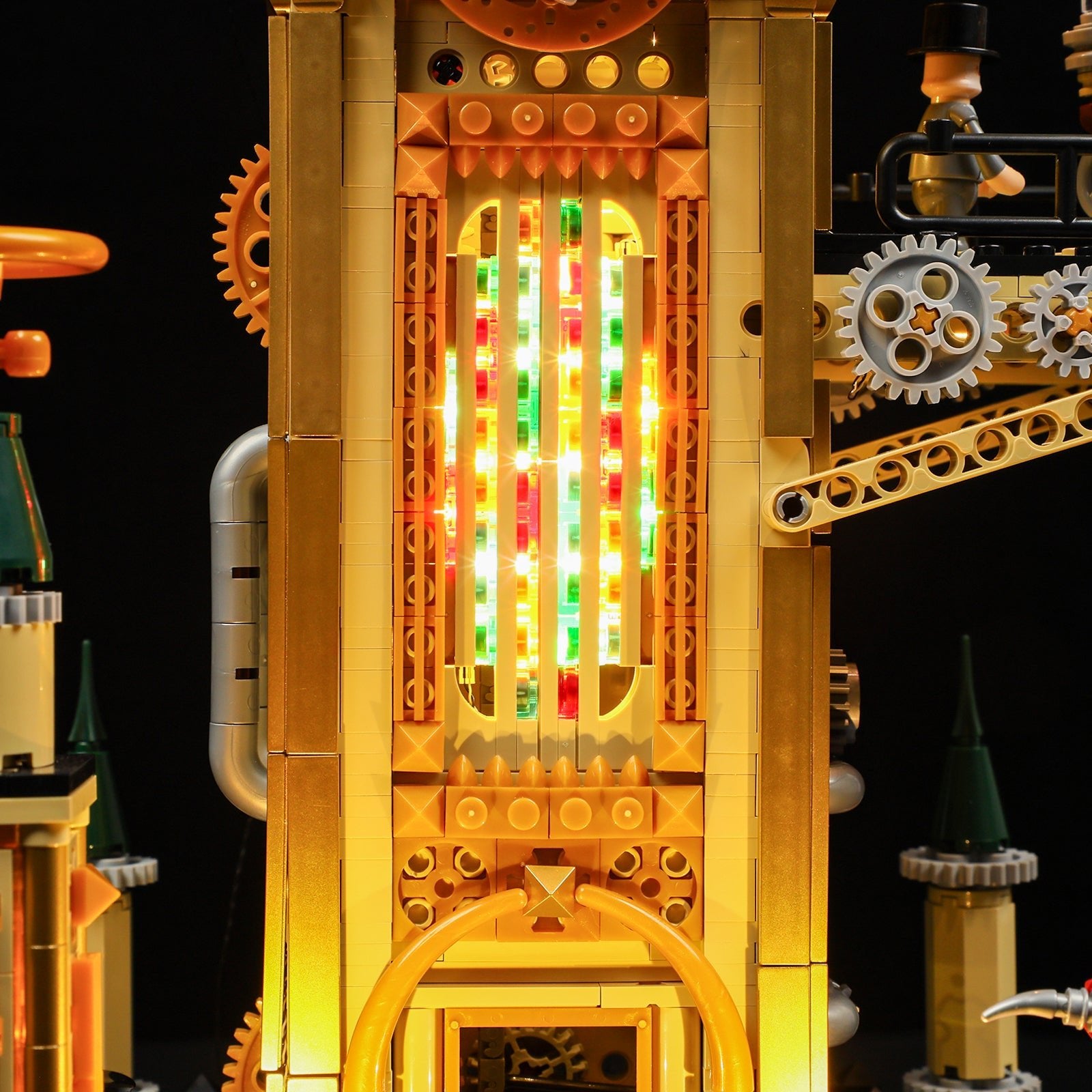 Lumibricks Steampunk Watch Tower F9070 – LED Retro-Futuristic