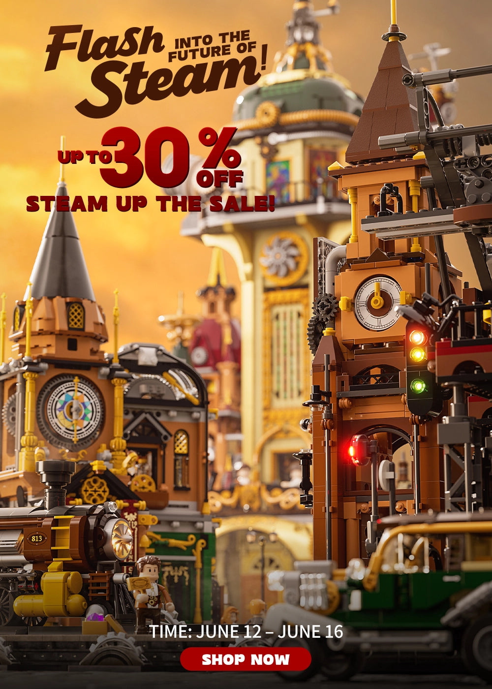 Steampunk world series banner mobile