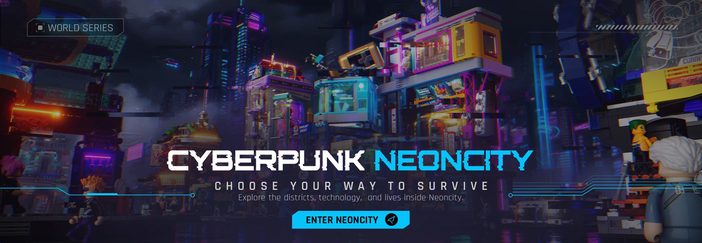 Lumibricks Cyberpunk Neoncity Collection