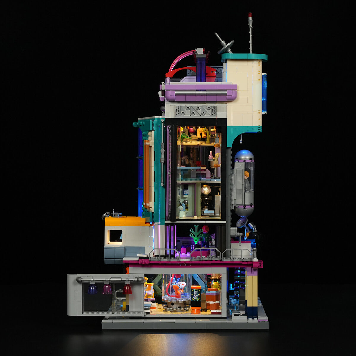 Interior detail of the fashion boutique ground floor