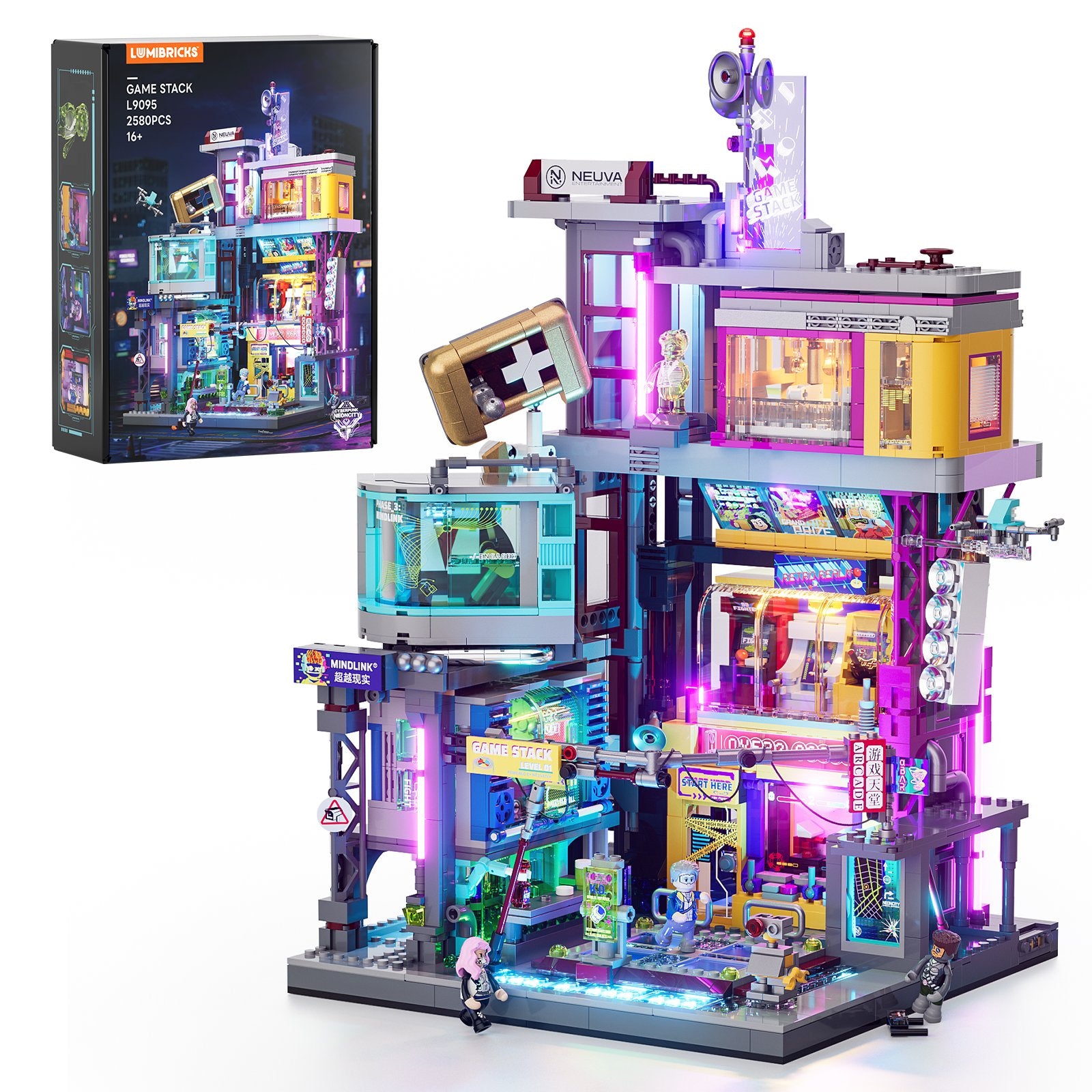 L9093-LUMIBRICKS Collectible Low Rider - Big Red V1.0