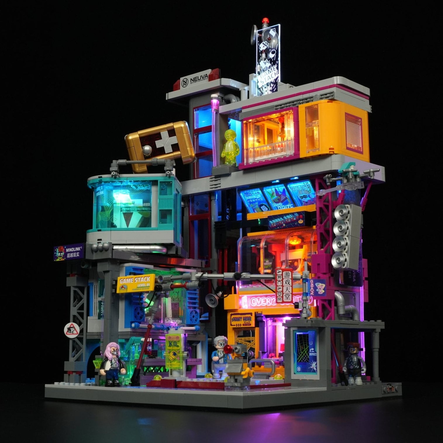 Lumibricks Game Stack L9095 – LED Gaming-Themed Modular Display Set