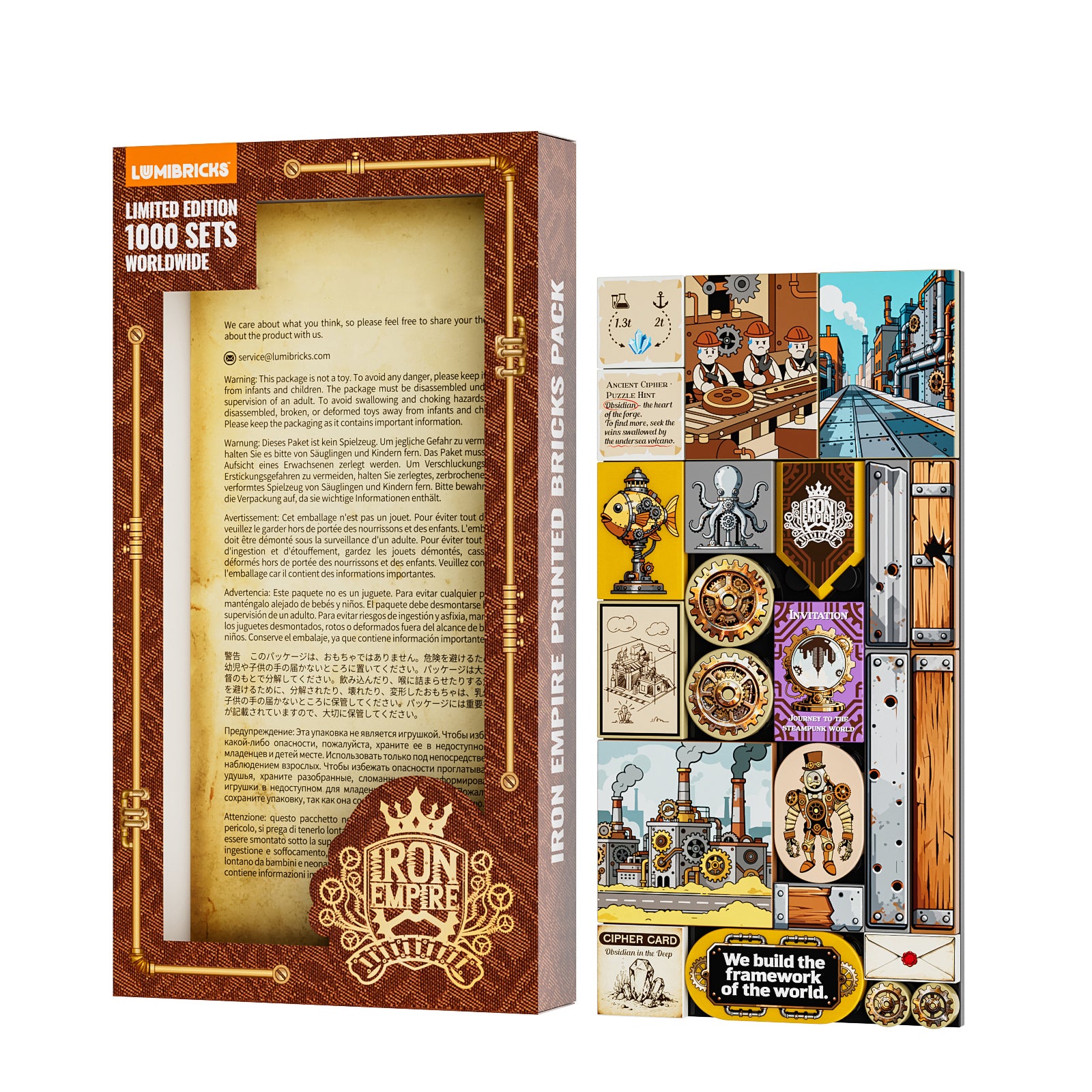 Iron Empire Printed Bricks Pack – Lumibricks
