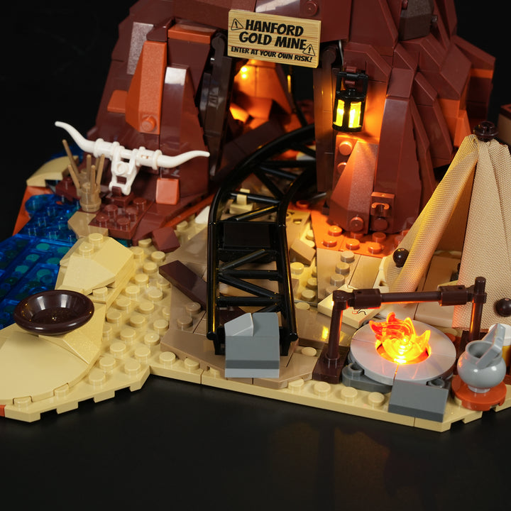 Lumibricks Old West Gold Mine 658PCS - Building Block Toy - USA(Ship to USA)