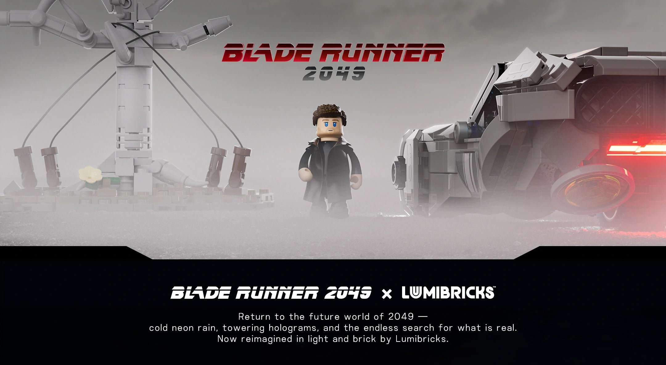 Blade Runner Building Roku Blade Runner 2049 x Lumibricks | Enter the future with building blocks