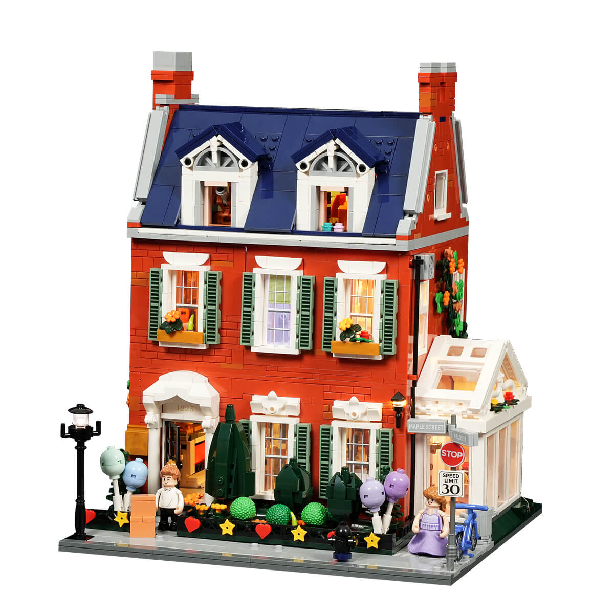 Lumibricks 15009 Redbrick Row House