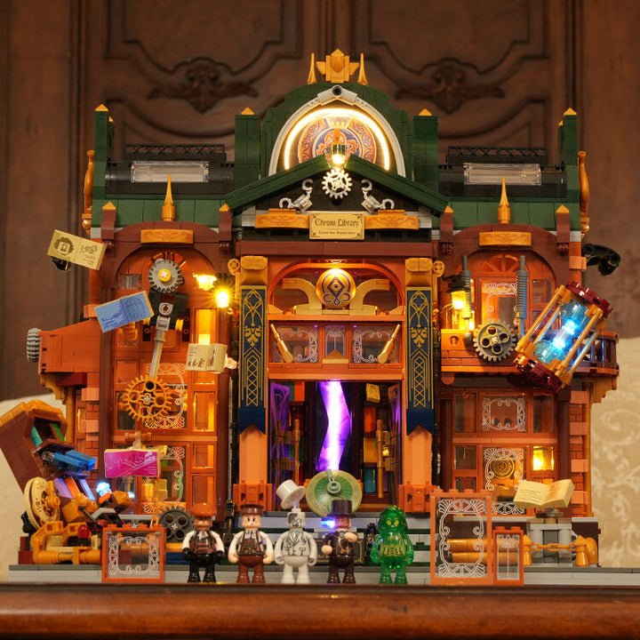 Steampunk Time Rift Library
