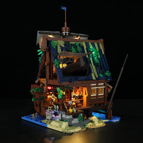 FUNWHOLE - Medieval Pier Inn 2143PCS - Building Block Toy- USA(Ship to USA)