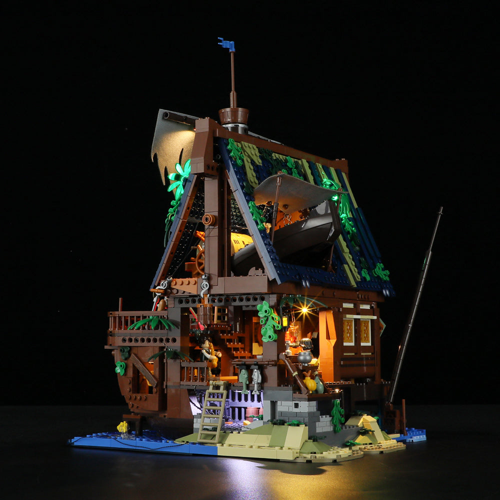 FUNWHOLE - Medieval Pier Inn 2143PCS - Building Block Toy- USA(Ship to USA)