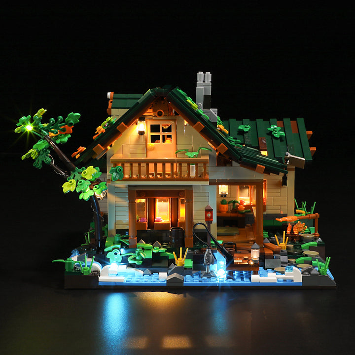 FUNWHOLE - Lakeside Lodge 1969PCS - Building Block Toy- USA(Ship to USA)