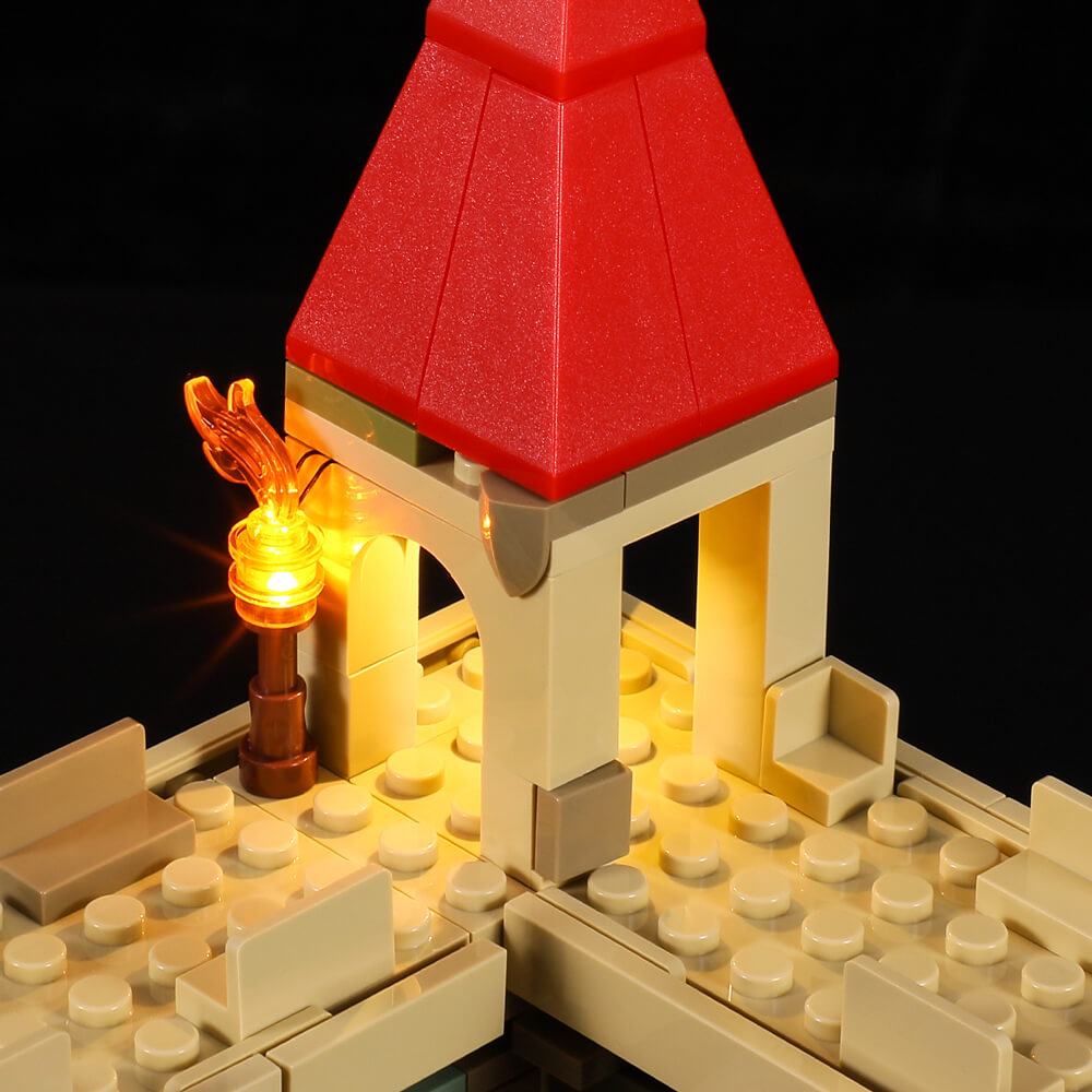 FUNWHOLE - Castle on The Cliff 1044PCS - Building Block Toy- DE(Ship to DE FR IT ES PL CZ NL)