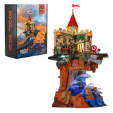 FUNWHOLE - Castle on The Cliff 1044PCS - Building Block Toy- DE(Ship to DE FR IT ES PL CZ NL)