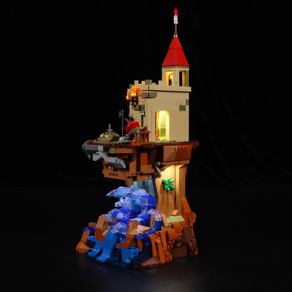 FUNWHOLE - Castle on The Cliff 1044PCS - Building Block Toy- DE(Ship to DE FR IT ES PL CZ NL)