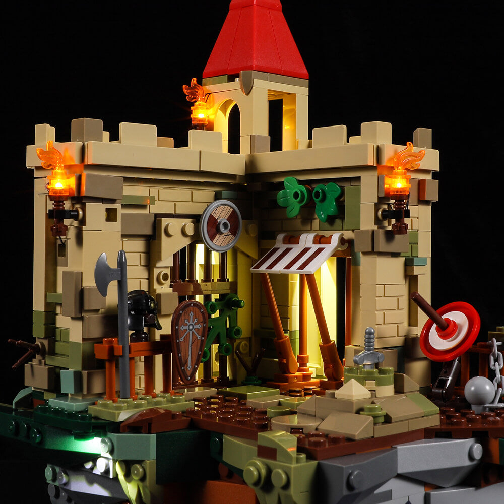 FUNWHOLE - Castle on The Cliff 1044PCS - Building Block Toy- DE(Ship to DE FR IT ES PL CZ NL)
