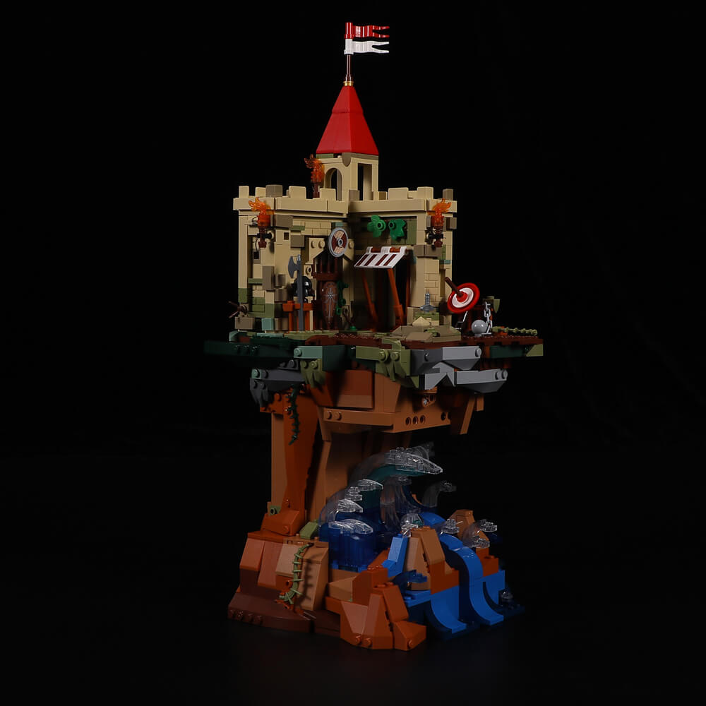FUNWHOLE - Castle on The Cliff 1044PCS - Building Block Toy- DE(Ship to DE FR IT ES PL CZ NL)
